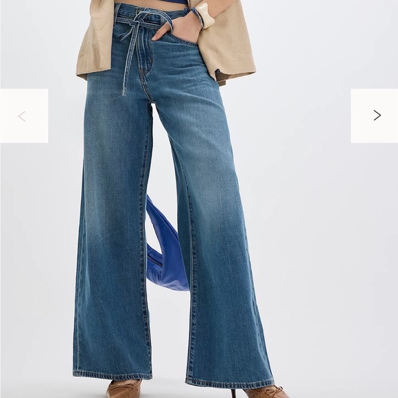 Levi's XL Baggy Straight Linen+ Jeans - Picture 3 of 5